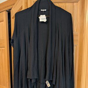NWT Supersoft Northside Black Cardigan by Splendid Size Med